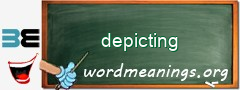 WordMeaning blackboard for depicting